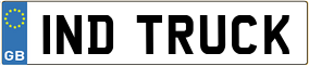 Truck License Plate